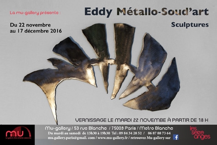affiche expo eddy metallo soud‘art 2016