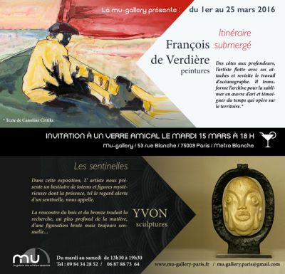 exposition francois de verdiere et yvon 2016
