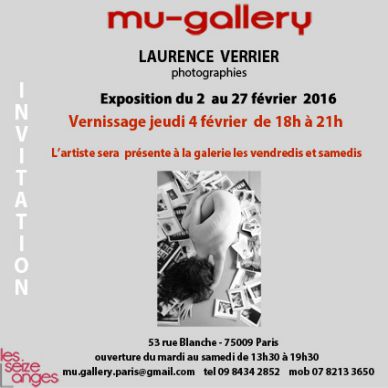 invitation exposition mu gallery EXPOSITION Laurence Verrier